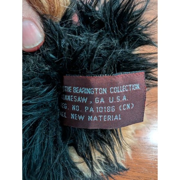 Plush Toy Yorkie Yorkshire Terrier 12” Dog 2006 Realistic Bearington Collection - Picture 11 of 11